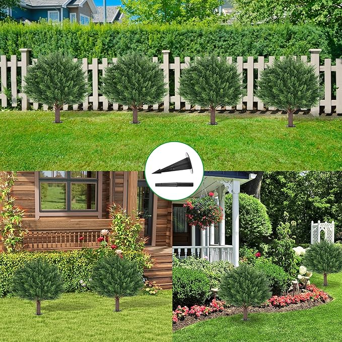Artificial Cypress Topiary Tree - Image 7