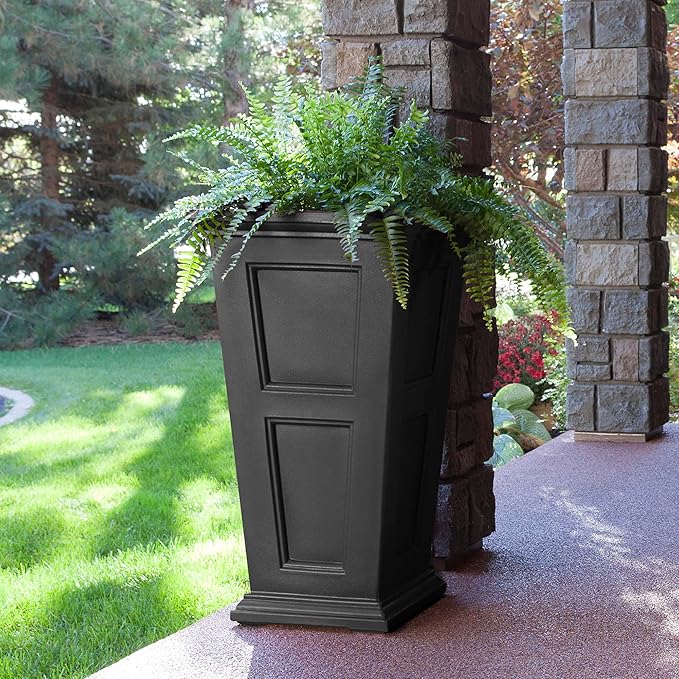 Mayne Fairfield 34-Inch Tall Planter – Weather-Resistant Self-Watering - Image 4