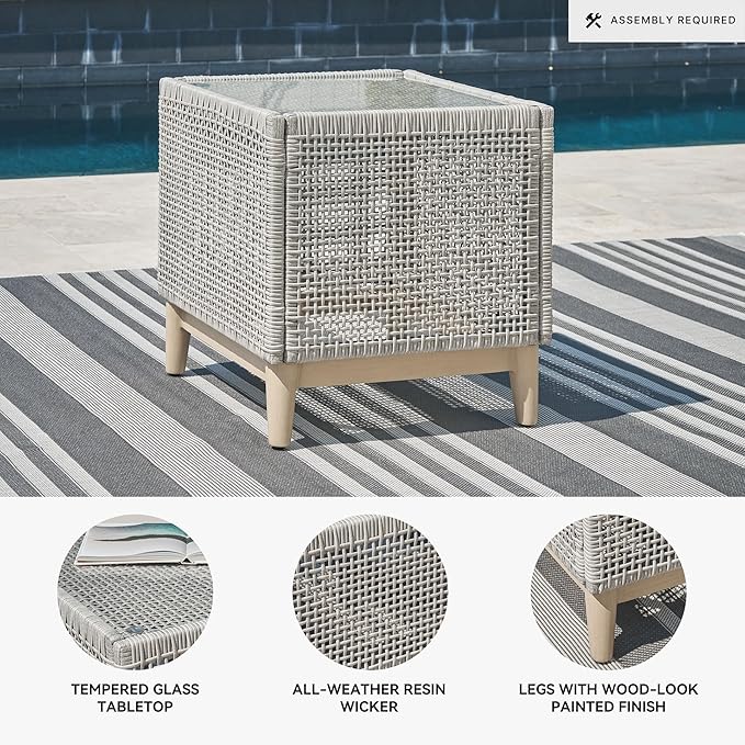 Signature Design by Ashley Seton Creek Contemporary Chic Outdoor All-Weather - Image 4