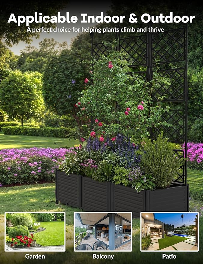 IDEALHOUSE 3 PCS Raised Garden Bed - Image 4