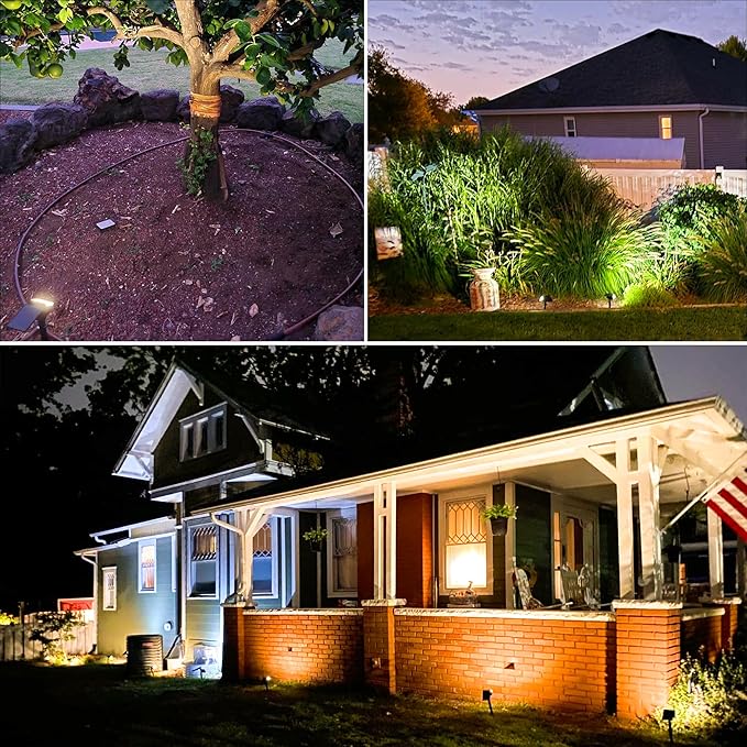VOLISUN Solar Spotlight Outdoor, IP67 Waterproof Solar Landscape Spot - Image 6