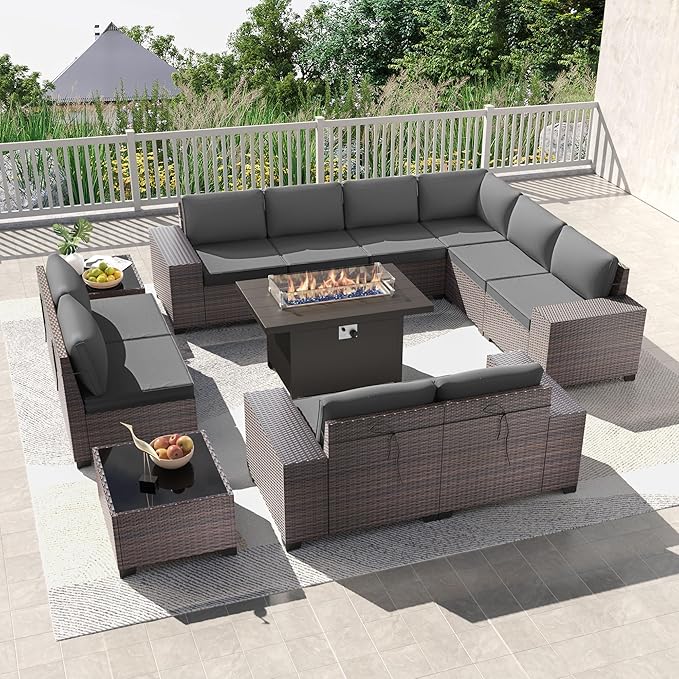 Kullavik 13PCS Outdoor Patio Furniture Set by KULLAVIK