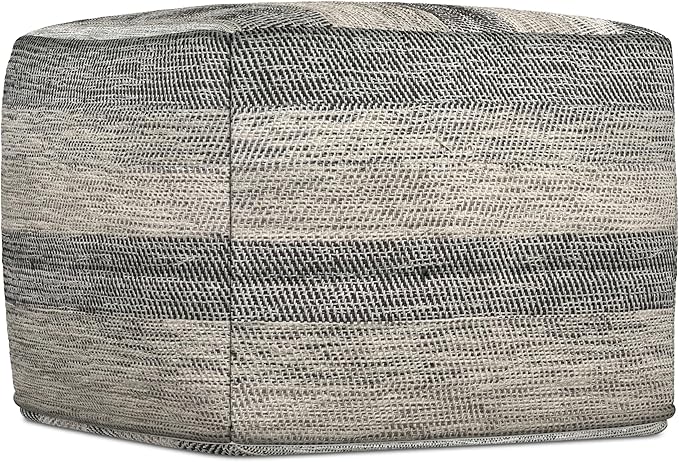SIMPLIHOME Clay Square Pouf - Image 6