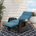 Grand patio Outdoor Recliner Chair Patio 150° Lay Flat Recliner by GrandPatio