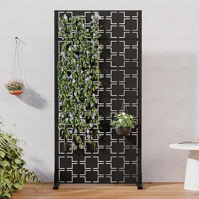 Casaphoria Metal Privacy Screen Outdoor by Casaphoria