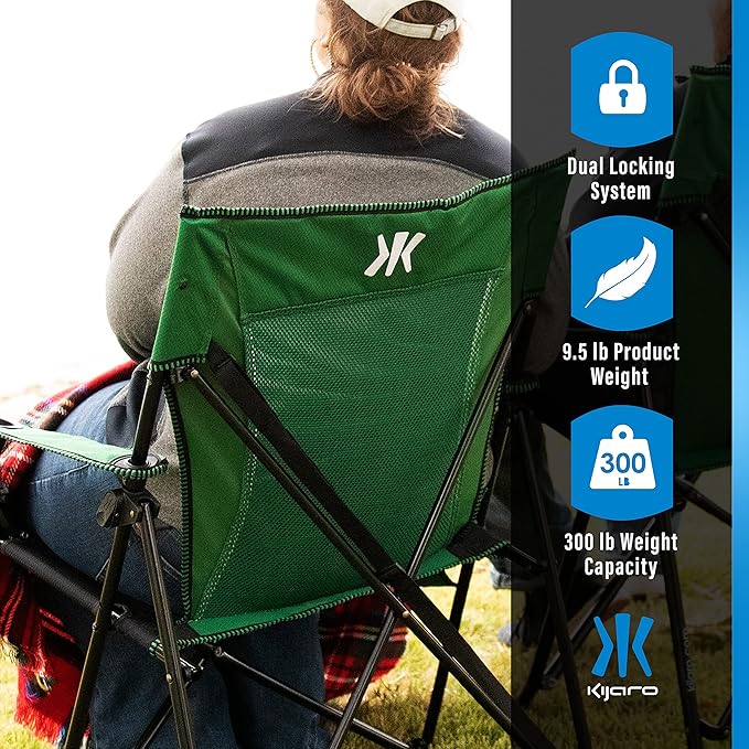 Kijaro Dual Lock Portable Camping Chairs - Image 6