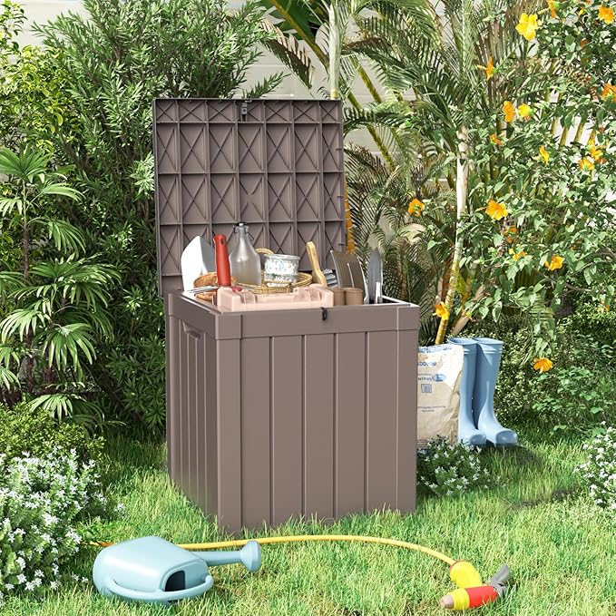 ROJIK 57 Gallon Outdoor Storage Housing Deck Box - Image 5