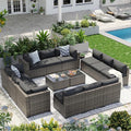 Aoxun Patio Furniture Sets, 14-Piece Outdoor Patio Furniture by Aoxun