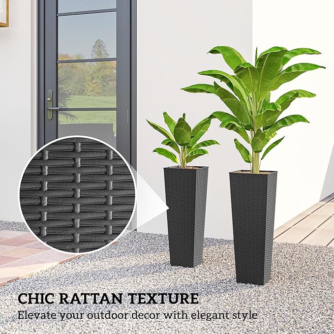Outsunny 23.6 Inch Tall Planters - Image 5