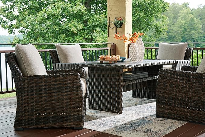 Signature Design by Ashley Brook Ranch Casual Outdoor Multi-use Table - Image 11