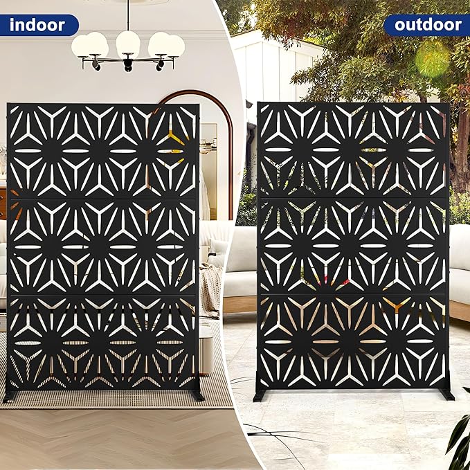 Outdoor Privacy Screen, Freestanding Privacy Fence Panels - Image 6
