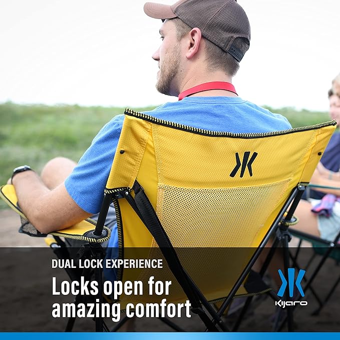 Kijaro XXL Dual Lock Portable Camping Chair - Image 6