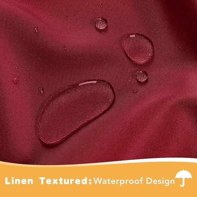 HolidayIdeas Red Outdoor Curtains - Image 2