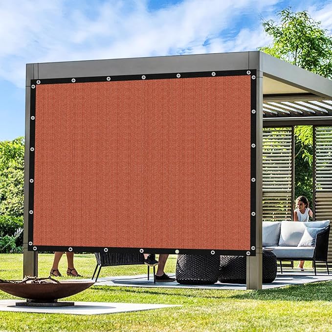 Artpuch 90% Sun Shade Cloth, 7 x 8 FT Pergola Shade Cover Canopy by Artpuch