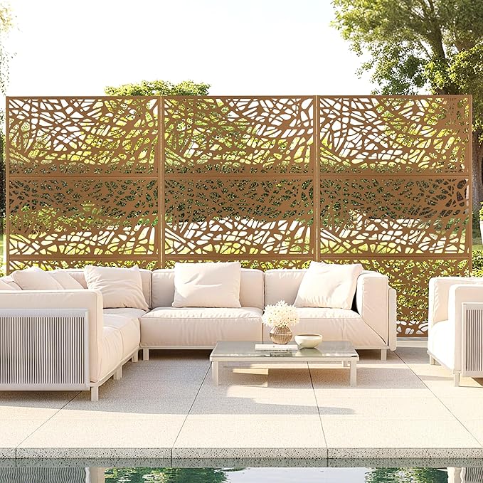 Outdoor Privacy Screen, Freestanding Privacy Fence Panels - Image 9