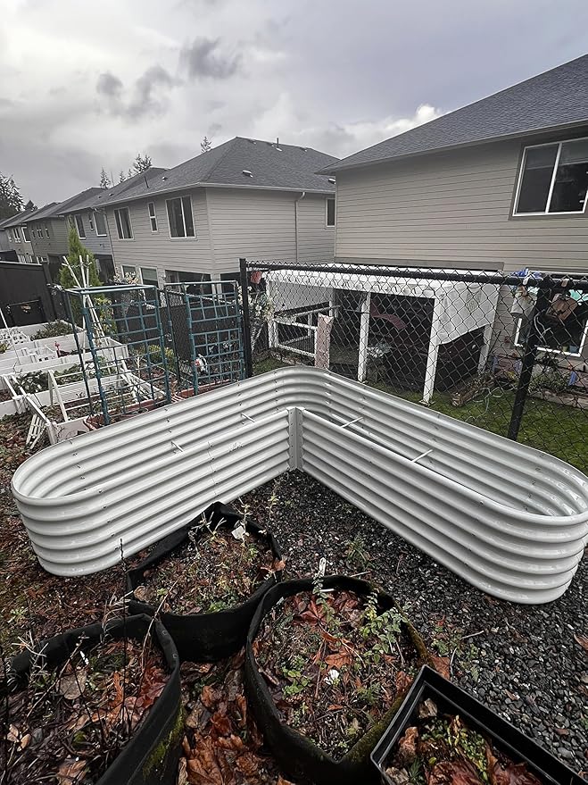 A ANLEOLIFE 14-Pack Deep Root Galvanized Raised Garden Beds Outdoor - Image 5
