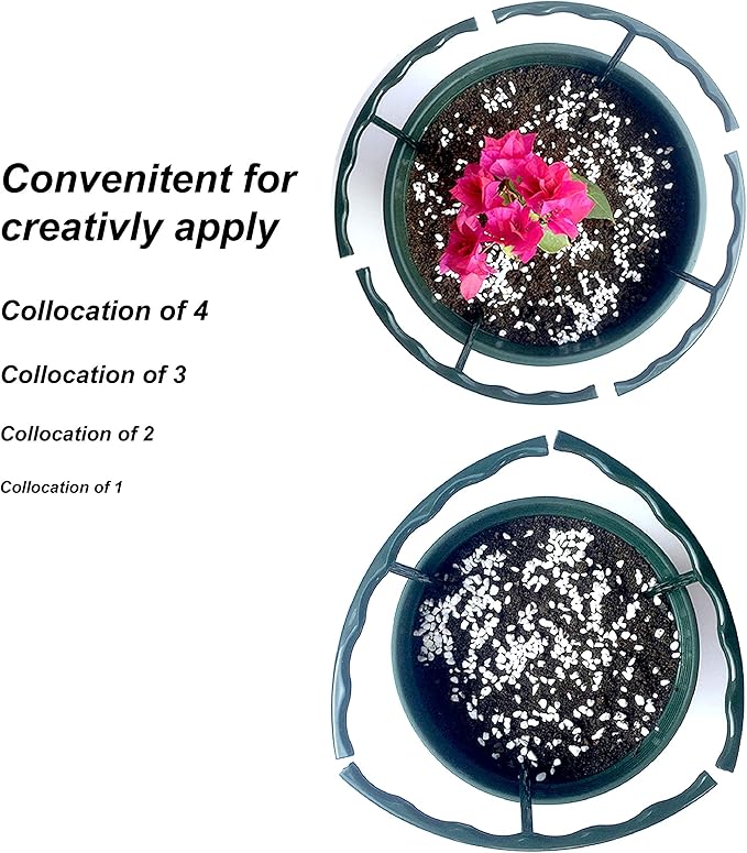 14Pcs Plant Support Stake Half Round Plant Support Ring Garden Flower Support - Image 6