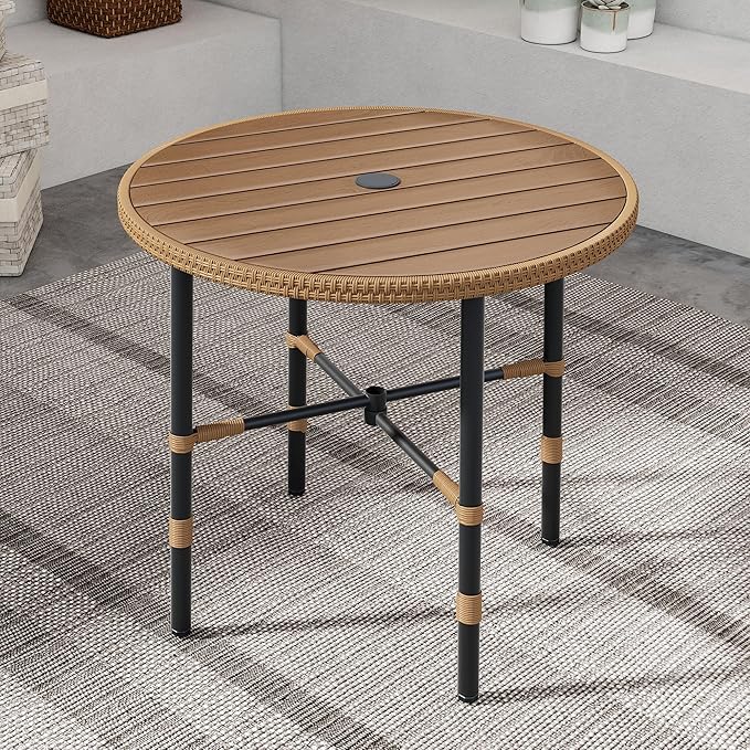 DWVO Outdoor Patio Dining Table Round - Image 7