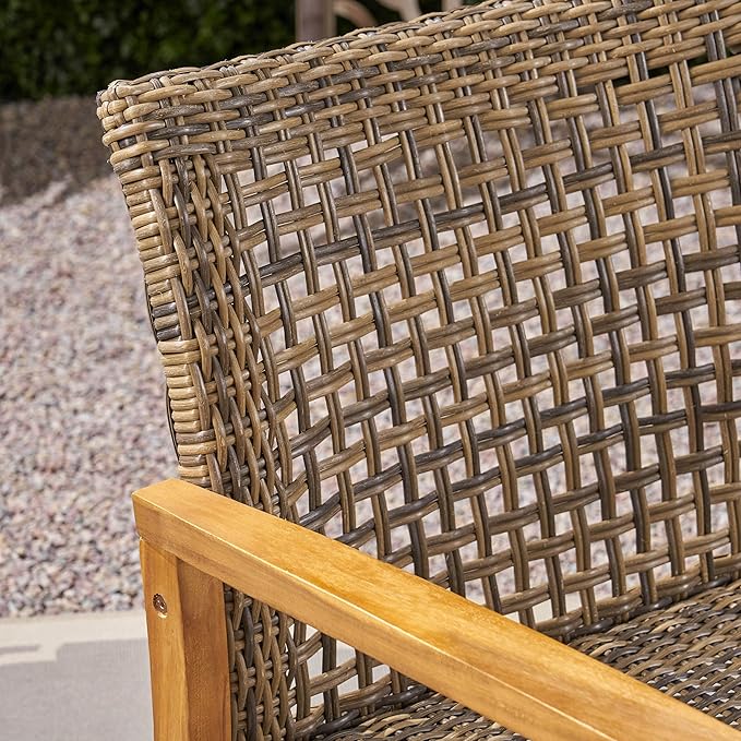Christopher Knight Home Marcia Outdoor Wood Sofa, 75.50 x 31.00 x 31.50 - Image 11