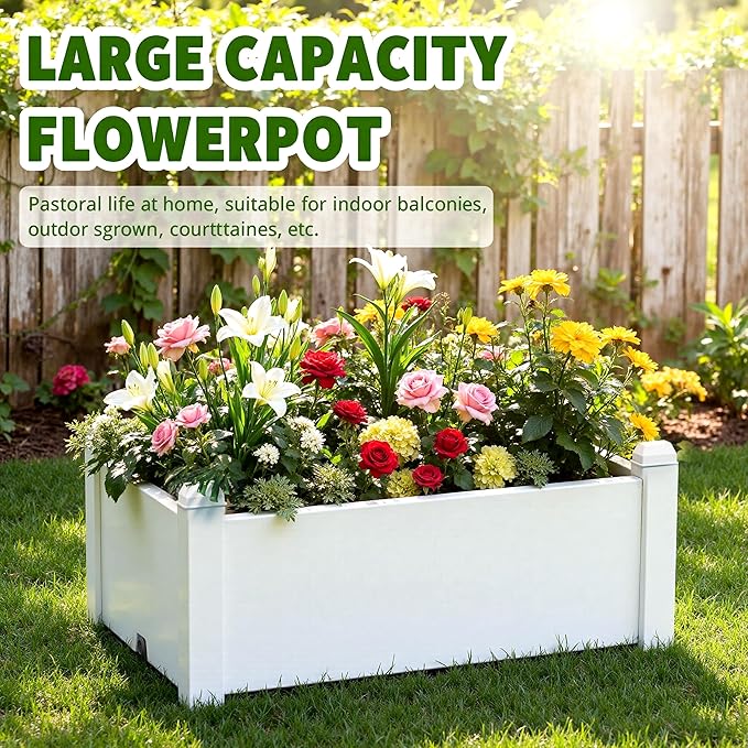 14 Gallon Raised Garden Bed, Self-Watering Raised Planter Box - Image 4