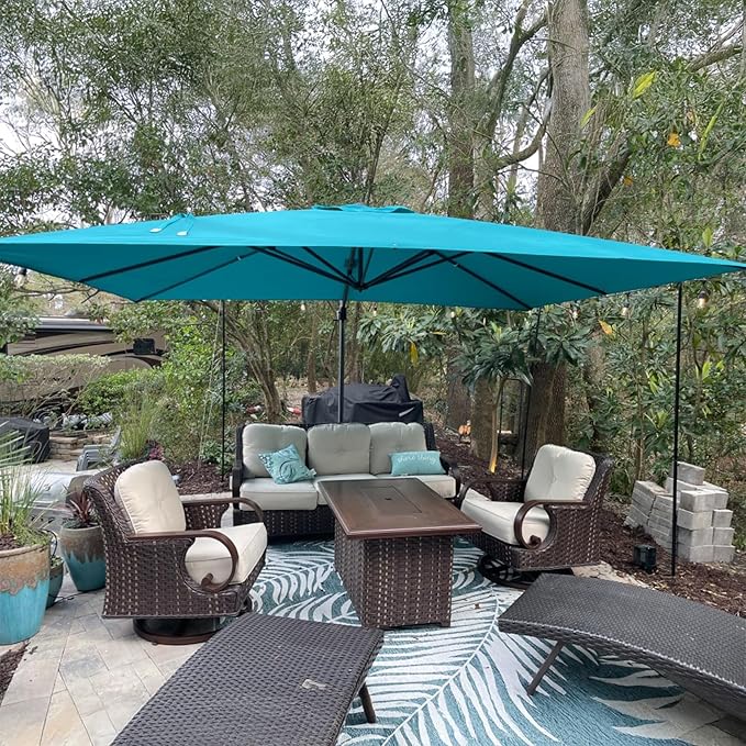 PURPLE LEAF 9' X 11.5' Patio Umbrella by PURPLELEAF
