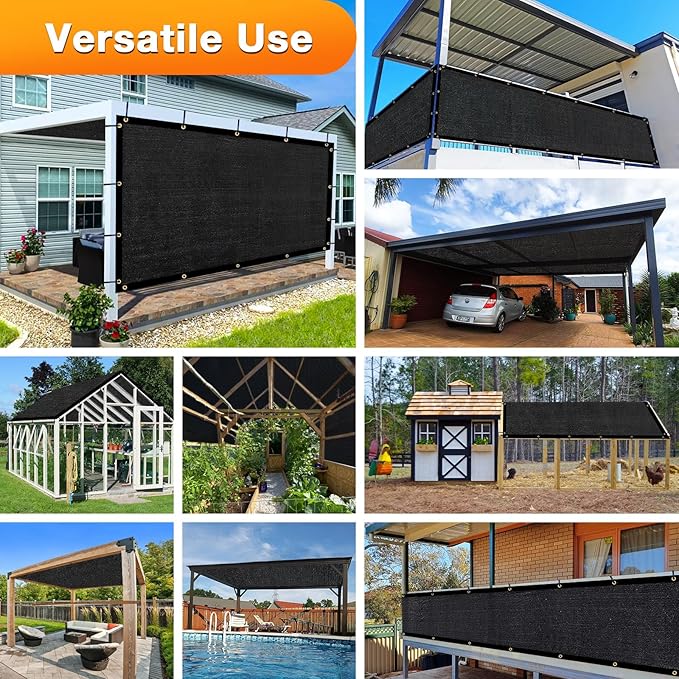 Artpuch Outdoor Pergola Shade Cover 16x17 FT Sun Shade Cloth - Image 6