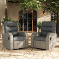 LayinSun Oversized Wicker Outdoor Swivel Glider Recliner by LayinSun