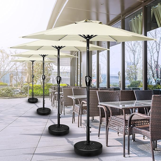 Simple Deluxe 9' Patio Umbrella Outdoor Table Market Yard Umbrella - Image 7