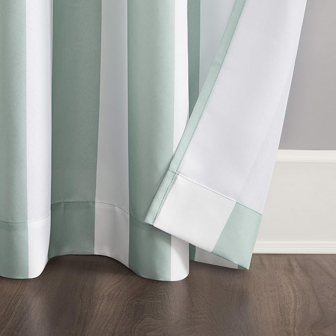 Sun Zero Valencia Cabana Stripe Indoor/Outdoor UV Protectant Energy Efficient - Image 3