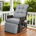 Outdoor Indoor Wicker Recliner by COMLAXFIELD