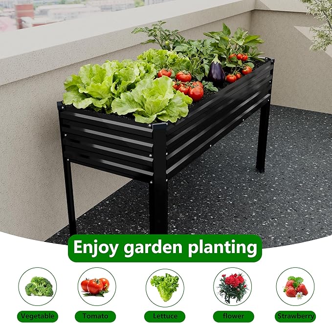 MGNO 2PCS Galvanized Raised Garden Bed Outdoor - Image 6