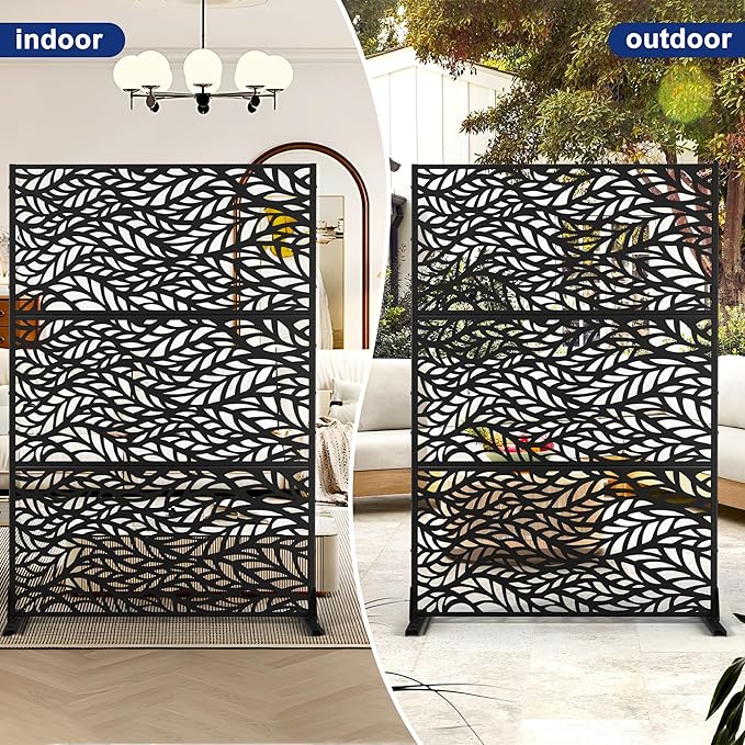 Outdoor Privacy Screen, Freestanding Privacy Fence Panels - Image 6