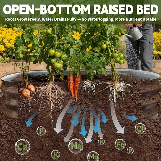 Galvanized Raised Garden Bed Outdoor, Large Raised Bed - Image 3