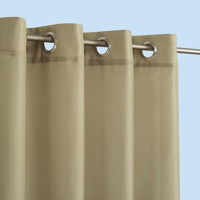 Sun Zero Marina Indoor/Outdoor UV Protectant Energy Efficient Grommet Curtain - Image 2