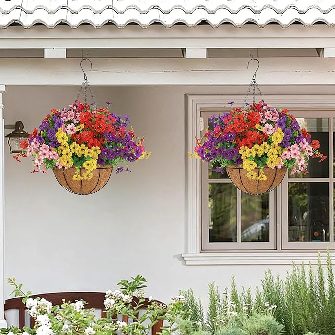 Senjie 2 Set Artificial Hanging Flowers - Image 2