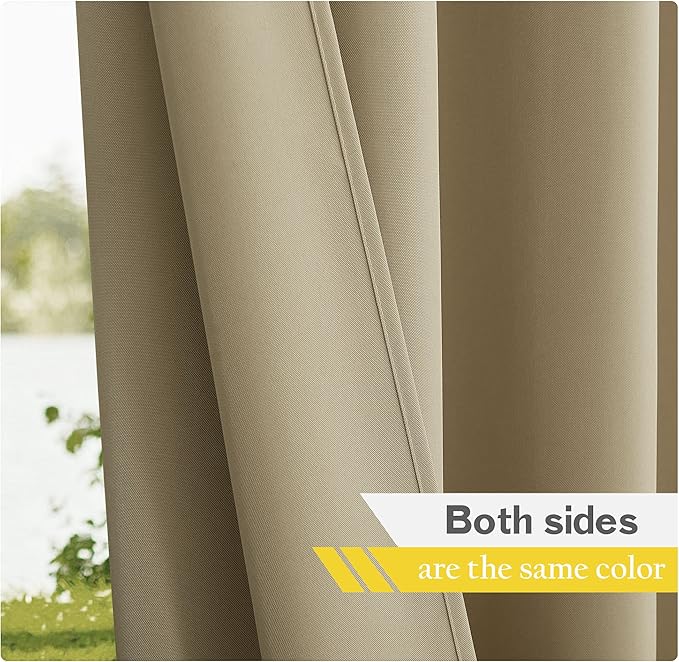 NICETOWN 2 Panels Outdoor Curtains - Image 4