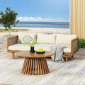 Merax Outdoor Acacia Wood Conversation Set by Merax