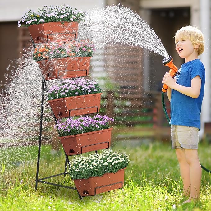5 Tier Vertical Raised Garden Bed Planter Box, Vertical Raised Bed - Image 7