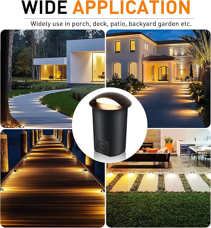 CLOUDY BAY 5W Well Lights Low Voltage Landscape Lighting, 12V-24V Waterproof - Image 9
