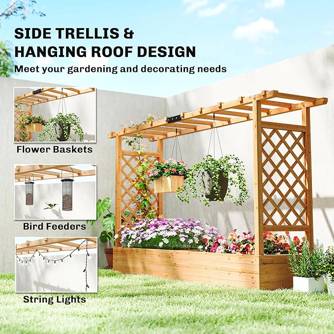 Outsunny Raised Garden Bed - Image 4