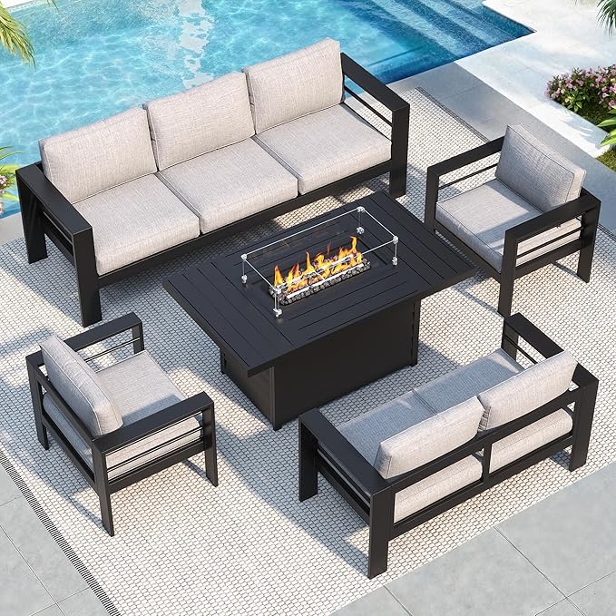 Solaste Aluminum Patio Furniture Set - Image 2
