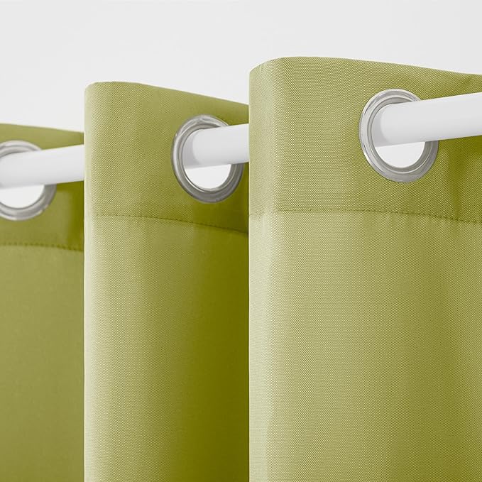 TOWN & COUNTRY BASICS Cabana Solid Heavyweight Indoor Outdoor Curtains - Image 3