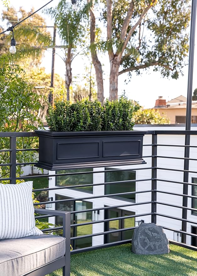 Veradek Brixton Series Plastic Railing Planter - Image 4
