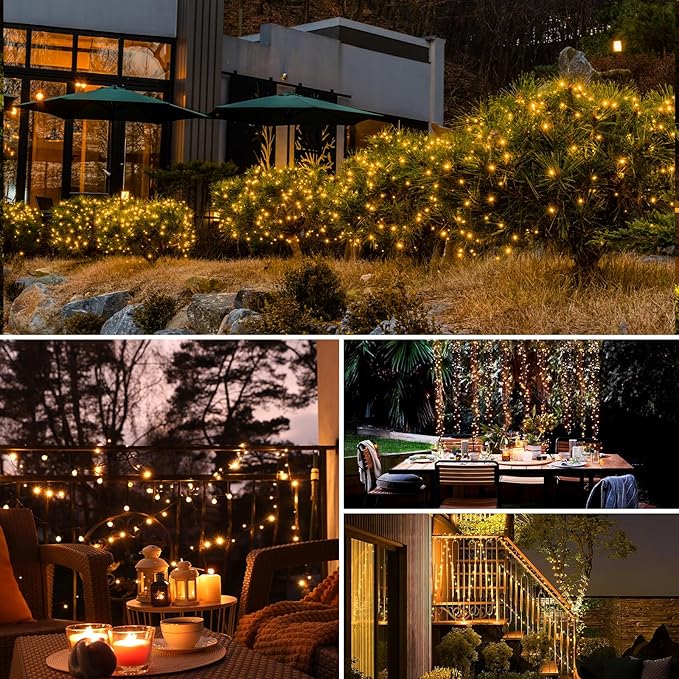 btfarm 4 Pack Solar String Lights Outdoor - Image 6