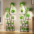 Plant Stand Indoor with Grow Lights by JUSTOGO
