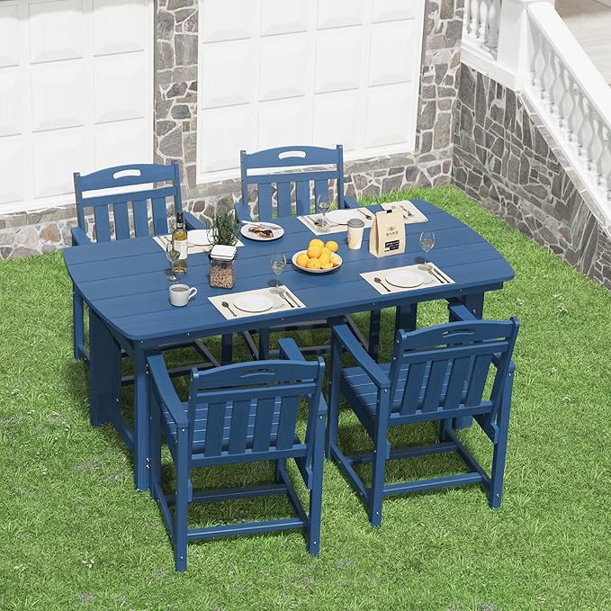 HDPE Outdoor Patio Dining Set - Image 8