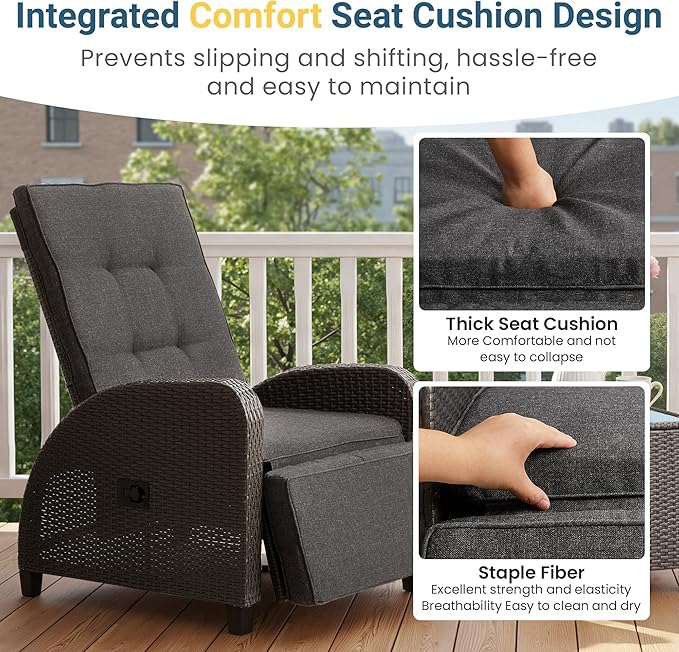 Green4ever Outdoor Patio Recliner - Image 4
