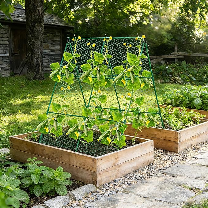 Cucumber Trellis, Foldable Trellis Cucumber - Image 6