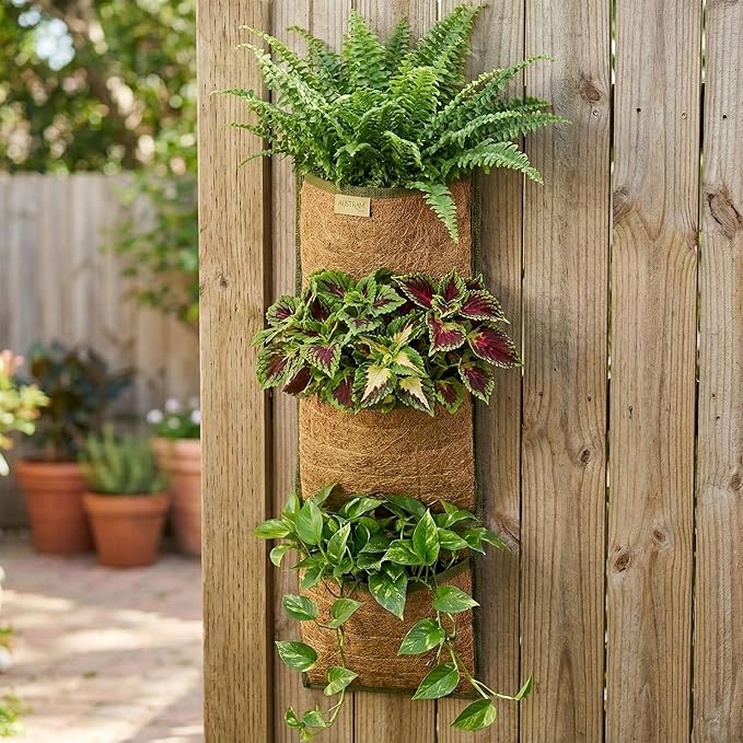 Vertical Garden Planter, 3 Pocket, Living wall Planter, Hanging wall planters - Image 7