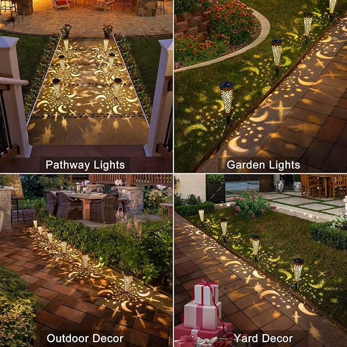Go2garden Solar Lights Outdoor Decorative Stake Lights Waterproof - Image 2